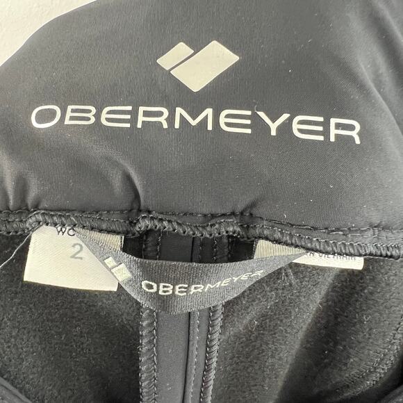 Obermeyer Women's Jinks ITB Ski Snow Pants 15100 Black Stirrups Winter Pocket 2 - Picture 7 of 8